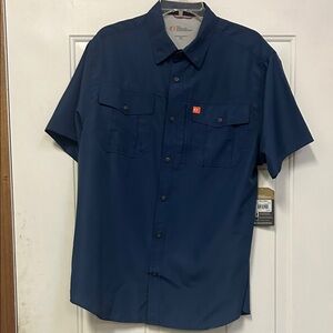 (🙈2 For $20)NWT The American Outdoorsman XL Navy Button Down Shirt